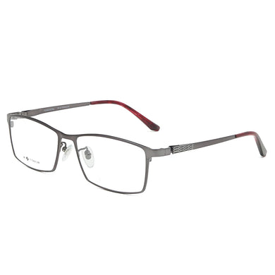Logorela Men Pure Titanium Glasses Frame Male Square Ultralight Eye Myopia Prescription Eyeglasses 9017