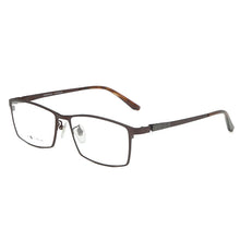 Load image into Gallery viewer, Logorela Men Pure Titanium Glasses Frame Male Square Ultralight Eye Myopia Prescription Eyeglasses 9017