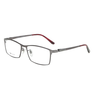 Logorela Men Pure Titanium Glasses Frame Male Square Ultralight Eye Myopia Prescription Eyeglasses 9017