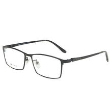 Load image into Gallery viewer, Logorela Men Pure Titanium Glasses Frame Male Square Ultralight Eye Myopia Prescription Eyeglasses 9017