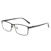 Load image into Gallery viewer, Logorela Men Pure Titanium Glasses Frame Male Square Ultralight Eye Myopia Prescription Eyeglasses 9017