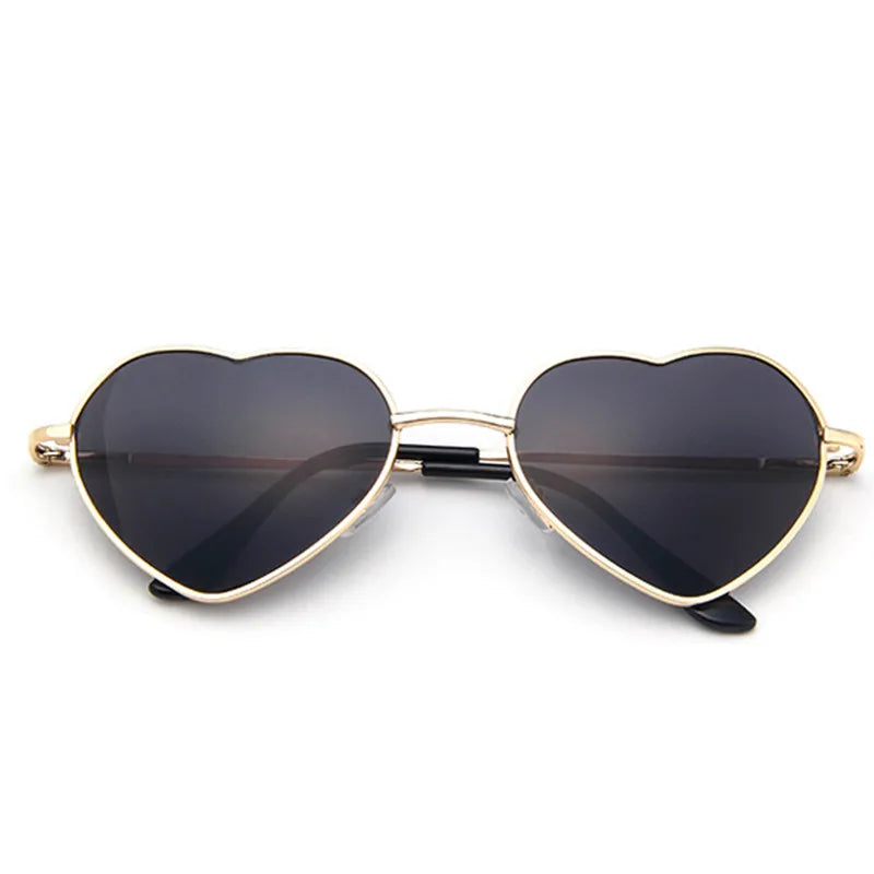 Love Heart Shaped Sunglasses Women Luxury Cat Eye Sun Glasses Ladies Sexy Sweet Designer Candy Mirror Lens Eyewear UV400