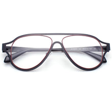 Load image into Gallery viewer, Brand Design Men&#39;s Aviation Oversized Metal Alloy Frame Glasses Women Punk Style Pilot Large Optical Lenses Eyeglasses