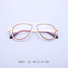 Load image into Gallery viewer, Brand Design Men&#39;s Aviation Oversized Metal Alloy Frame Glasses Women Punk Style Pilot Large Optical Lenses Eyeglasses