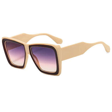 Luxury Brand Designer Big Frame Square Sunglasses Women For Men Vintage Popular Travel Rectangle Sun Glasses UV400