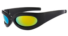 Carica l&#39;immagine nel visualizzatore di Gallery, Luxury Brand Sunglasses For Men Trendy Shield Wrap Around Hip Hop Oversized Sunglasses Women 2000&#39;s Shades Eyewear UV400