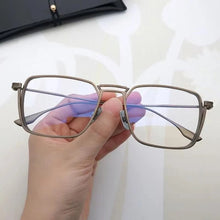 Load image into Gallery viewer, Luxury Brand Titanium Ultralight Gafas Square DTX125 Handmade Computer Eyeglasses Myopia Prescription Glasses Frames Men Oculos