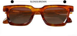Handmade Acetate Square Sunglasses For Men Polarized Glasses Women Italy Designer Lunette De Soleil Homme Hip-Hop Style