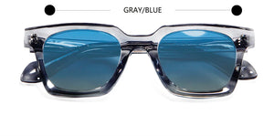 Handmade Acetate Square Sunglasses For Men Polarized Glasses Women Italy Designer Lunette De Soleil Homme Hip-Hop Style