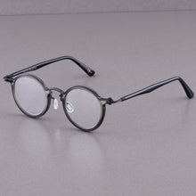 Load image into Gallery viewer, Limited Vintage  Alloy-Acetate TA-V-AT Eyeglasses SC117 Sphere Myopia Optical Retro Round Women Man AAA+ Top Level