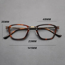 Load image into Gallery viewer, Luxury Titanium Glasses Frame Men Designer Optical Myopia Prescription Acetate Eyeglasses Frame Women    Brand Eyewear