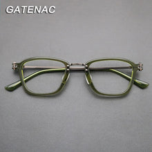 Load image into Gallery viewer, Luxury Titanium Glasses Frame Men Designer Optical Myopia Prescription Acetate Eyeglasses Frame Women    Brand Eyewear