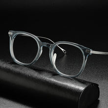 Carica l&#39;immagine nel visualizzatore di Gallery, Luxury Titanium Glasses Frame Men Vintage Designer Prescription Acetate Optical Eyeglasses Frame Women    Myopia Eyewear