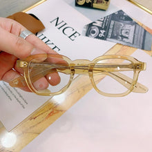 Load image into Gallery viewer, Luxury Vintage Quality Mos-Cot Solid Acetate Eyeglass Frame Momza Classical Oval Design Eyewear Women Men Myopia Sphere Optical