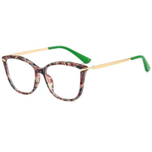 Load image into Gallery viewer, Luxury brand Cat Anti blue Eye Computer Glasses Tr90 Eyeglass Frames Alloy Photochromic Women&#39;s Men&#39;s Myopia Glasses
