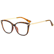 Load image into Gallery viewer, Luxury brand Cat Anti blue Eye Computer Glasses Tr90 Eyeglass Frames Alloy Photochromic Women&#39;s Men&#39;s Myopia Glasses