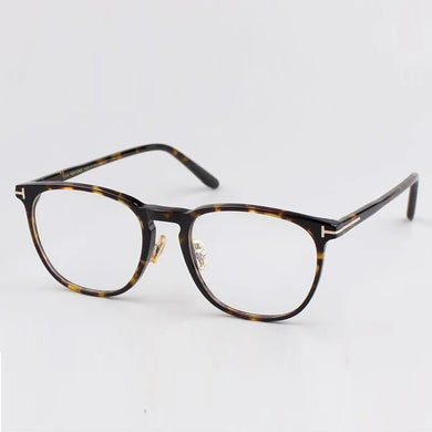 Luxury brand T0M men's prescription glasses frame tf5700 women's  leopard print computer glasses Eyeglasses Eyewear