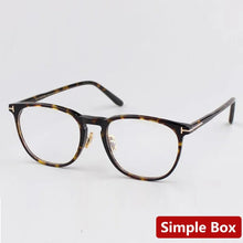 Load image into Gallery viewer, Luxury brand T0M men&#39;s prescription glasses frame tf5700 women&#39;s  leopard print computer glasses Eyeglasses Eyewear