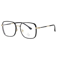 Load image into Gallery viewer, M2670 anti blue light eyeglass frame, large square, large face, slimming appearance, street photo, flat lens, female myopia