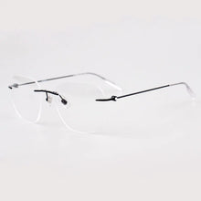 Load image into Gallery viewer, MB Brand Business Men's Glasses Fashion Women's Reading Glasses Ultra Light Pure Titanium Square Rimless Optical Glasses MB0101O