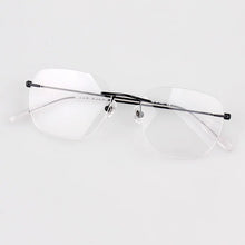 Load image into Gallery viewer, MB Brand Business Men's Glasses Fashion Women's Reading Glasses Ultra Light Pure Titanium Square Rimless Optical Glasses MB0101O