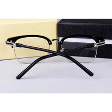 Load image into Gallery viewer, MB Brand   Vinatge Half-rim Acetate Square Prescription Eyeglasses Frames Men Myopia Optical Glasses Frame MB669