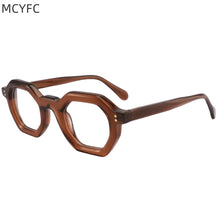 Load image into Gallery viewer, Irregular Acetate Glasses Frames Myopia and Farsightedness Optical Prescription Eyeglasses for Men Women Anti Blue Light
