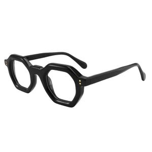 Irregular Acetate Glasses Frames Myopia and Farsightedness Optical Prescription Eyeglasses for Men Women Anti Blue Light