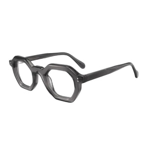Irregular Acetate Glasses Frames Myopia and Farsightedness Optical Prescription Eyeglasses for Men Women Anti Blue Light