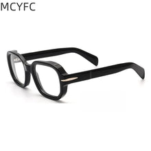 Carica l&#39;immagine nel visualizzatore di Gallery, MCYFC Montature per occhiali giapponesi Retro Design quadrato letterario per uomo Occhiali da vista Donna Montatura per occhiali da uomo