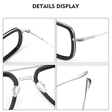 Load image into Gallery viewer, MCYFC Prescription Eyeglasses Frames Men Blue Light Blocking Lens - Lightweight Titanium Iron Man Inspired Optical Eyewear Frame