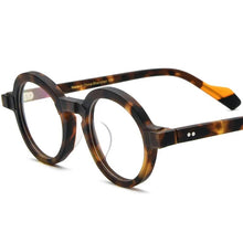 Load image into Gallery viewer, MCYFC Round Eyeglasses Frames Grinding Acetate Material Glasses Frame for Men and Women   Optical Prescription Eyewear