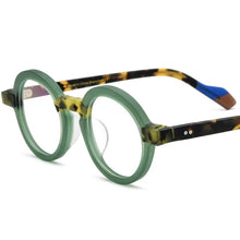 Load image into Gallery viewer, MCYFC Round Eyeglasses Frames Grinding Acetate Material Glasses Frame for Men and Women   Optical Prescription Eyewear