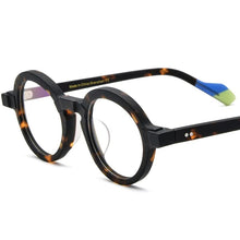Load image into Gallery viewer, MCYFC Round Eyeglasses Frames Grinding Acetate Material Glasses Frame for Men and Women   Optical Prescription Eyewear