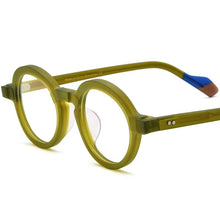 Load image into Gallery viewer, MCYFC Round Eyeglasses Frames Grinding Acetate Material Glasses Frame for Men and Women   Optical Prescription Eyewear