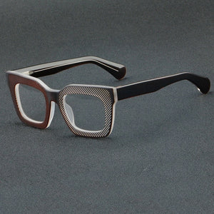 MCYFC Thickened Eyeglasses Frames for Men and Women European and American Square Glasses Optical Prescription Eyewear