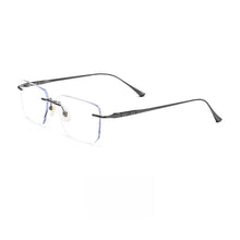 Load image into Gallery viewer, MCYFC Ultra-light Titanium  Eye Glasses Frames for Men Quadrilateral Rimless Business Eyeglasses Optical Prescription Eyewear
