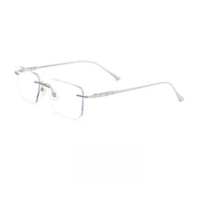 Load image into Gallery viewer, MCYFC Ultra-light Titanium  Eye Glasses Frames for Men Quadrilateral Rimless Business Eyeglasses Optical Prescription Eyewear