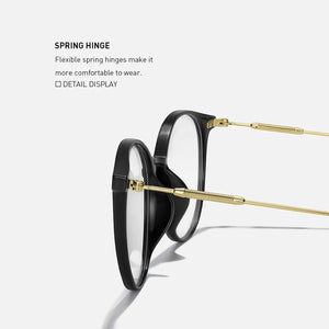 MERRYS DESIGN Cat Eye Oval Glasses Frame For Men Women Titanium Alloy Ultra-Light And Comfortable Optics Eyeglasses S2531