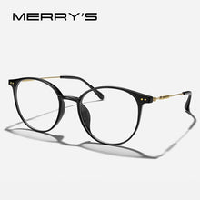 Load image into Gallery viewer, MERRYS DESIGN Cat Eye Oval Glasses Frame For Men Women Titanium Alloy Ultra-Light And Comfortable Optics Eyeglasses S2531