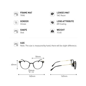 MERRYS DESIGN Cat Eye Oval Glasses Frame For Men Women Titanium Alloy Ultra-Light And Comfortable Optics Eyeglasses S2531
