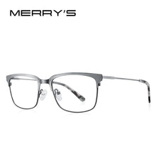Load image into Gallery viewer, MERRYS DESIGN Classic Men Titanium Alloy Optical Glasses Frames Women Ultralight Square Myopia Prescription Eyeglasses S2084