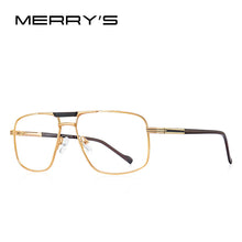 Load image into Gallery viewer, MERRYS DESIGN Men Classic Square Glasses Optics Frame   Double Bridge Prescription Glasses Frames Optical Eyewear S2012