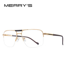 Load image into Gallery viewer, MERRYS DESIGN Men Classic Square Glasses Optics Frame   Double Bridge Prescription Glasses Frames Optical Eyewear S2012