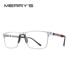 Load image into Gallery viewer, Square Glasses Frame Business Titanium Alloy Eyewear Acetate Legs Myopia Prescription Eyeglasses S2255