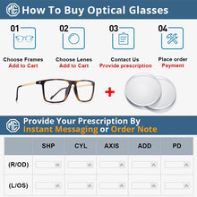 Load image into Gallery viewer, Luxury TR90 Glasses Frame Men Vintage Eyeglasses Myopia Prescription Eyeglasses S2817