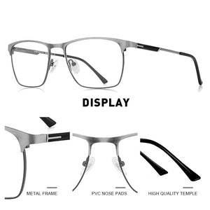 Titanium Alloy Optics Glasses Frames Male Square Ultralight Myopia Prescription Eyeglasses S2118