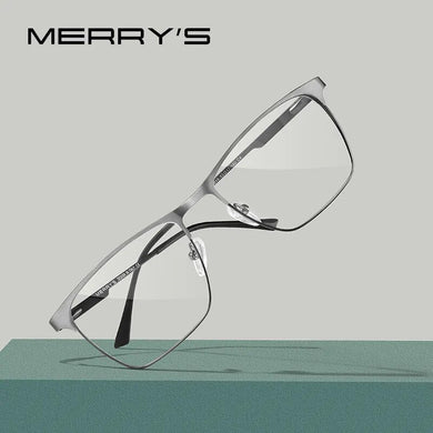 Titanium Alloy Optics Glasses Frames Male Square Ultralight Myopia Prescription Eyeglasses S2118