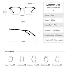 Load image into Gallery viewer, Men Titanium Alloy Glasses Frame Male Square Ultralight Eye Myopia Prescription Eyeglasses S2032