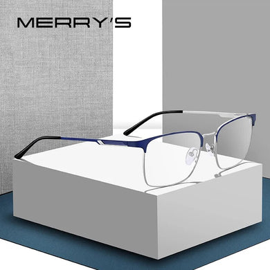 Men Titanium Alloy Glasses Frame Male Square Ultralight Eye Myopia Prescription Eyeglasses S2032